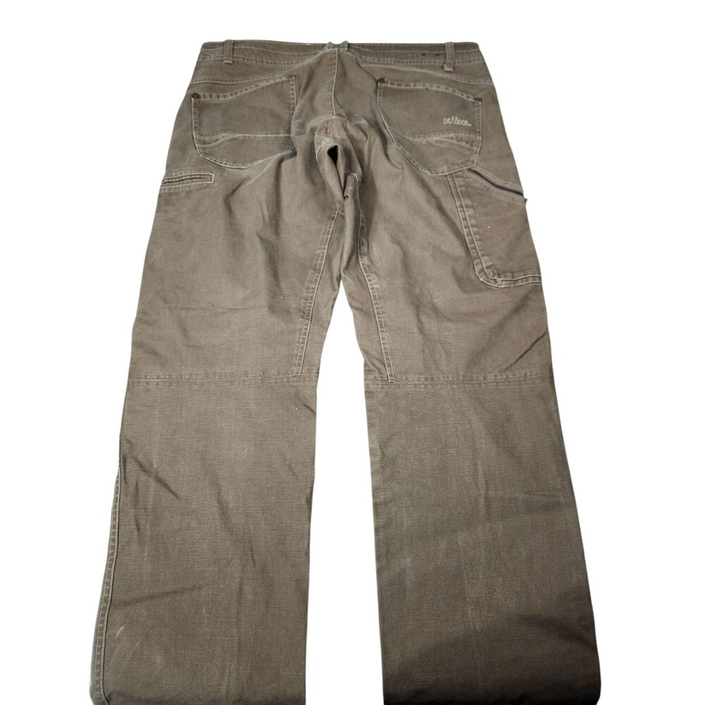 Kuhl The Law Men’s 40x32 Canvas Pants Vtg Patina Dye Brown Outdoor Trail Camp - Picture 9 of 11